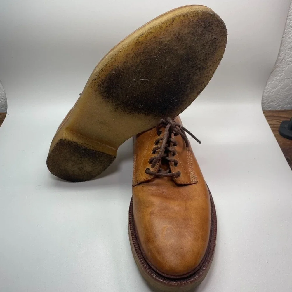 Frye Luke Oxford 88060 Plain Toe Shoes Leather Men's 9.5‎